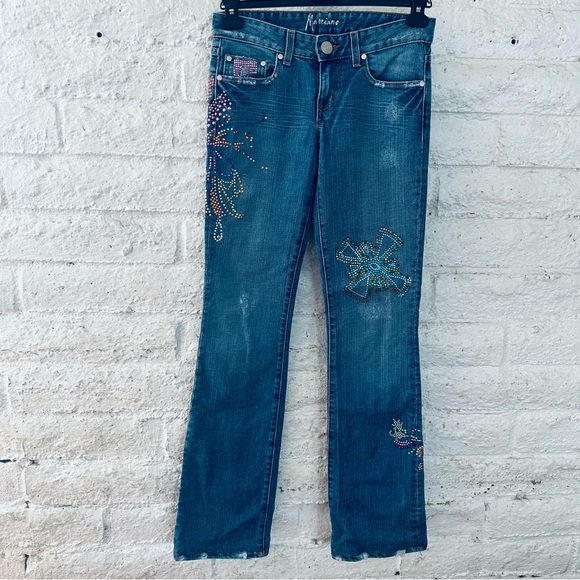 marciano Fantastic embellished jeans.  Excellent condition size 25 - Picture 3 of 12